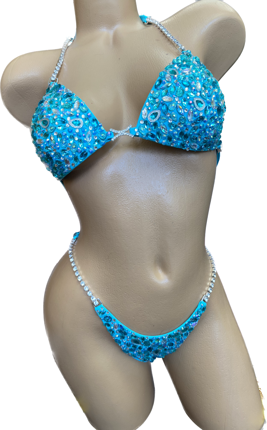 Aquamarine and sliver Mosaic