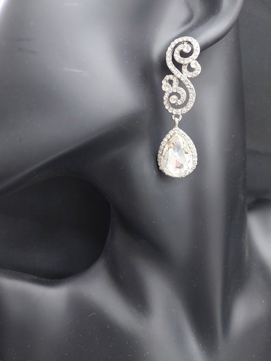 Drop Earring  Swirl