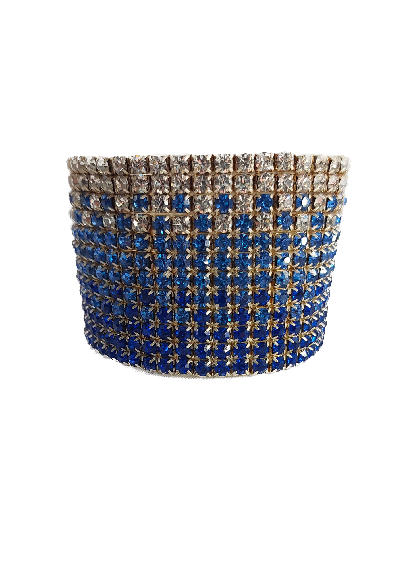 Bracelet 12 Row Blue Ombre