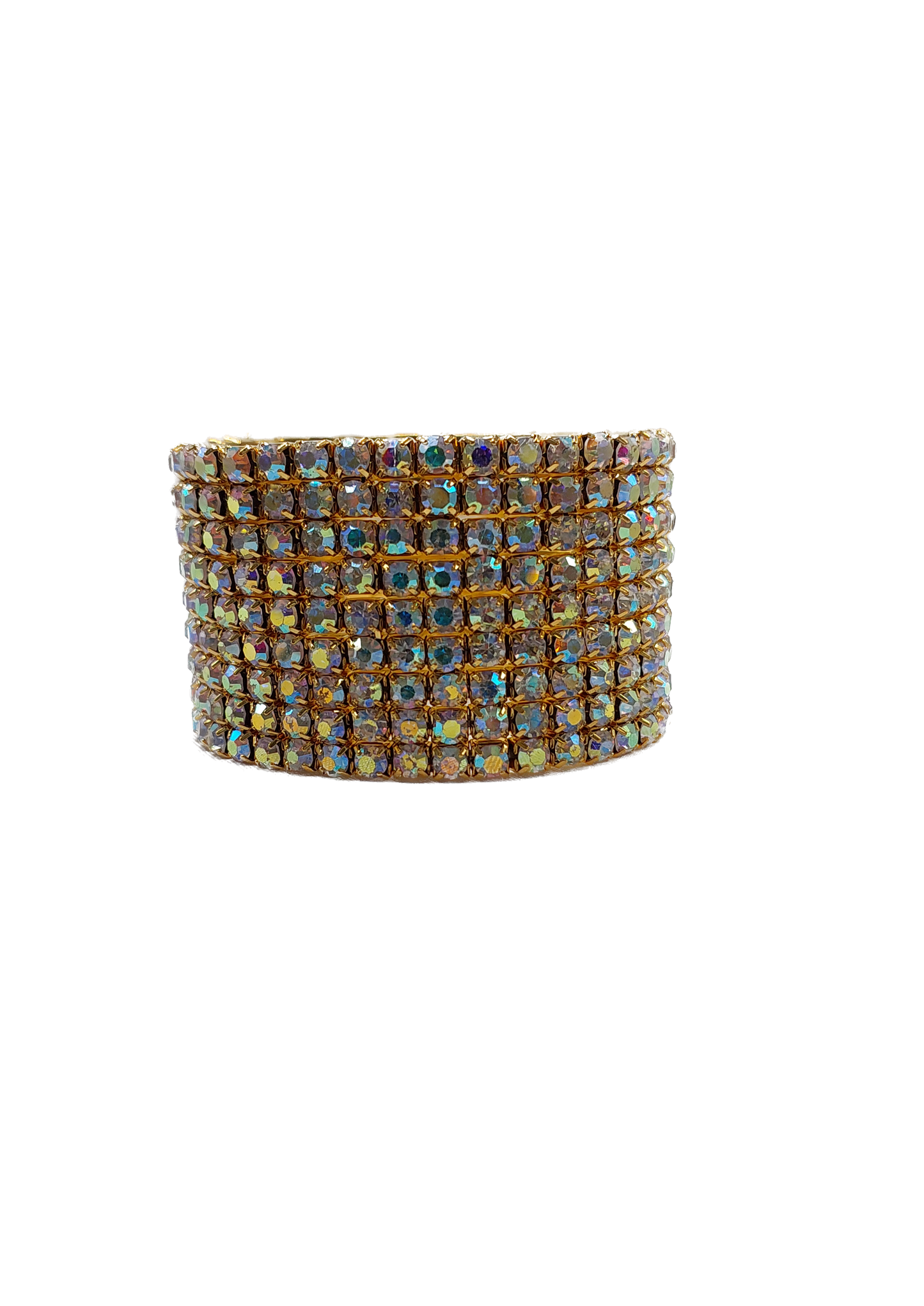 Bracelet 9 Row AB GOLD Setting