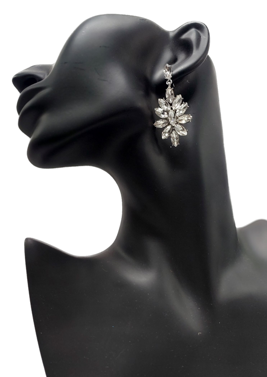 Drop Earrings Marquee Flowers