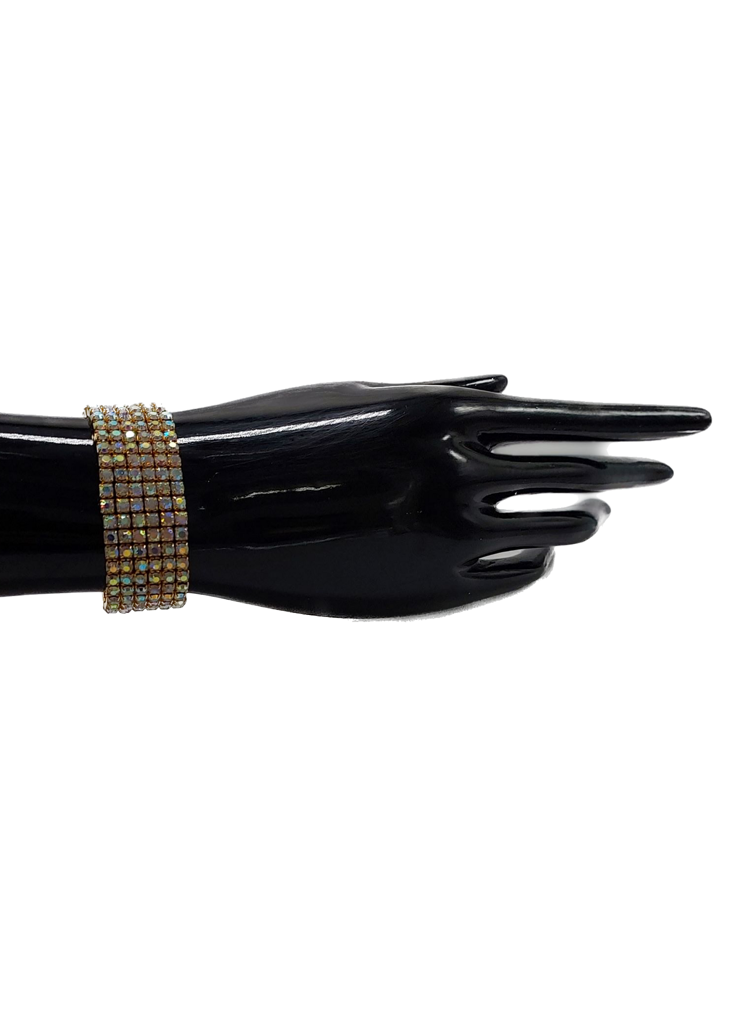 Bracelet 6 Row AB GOLD Setting