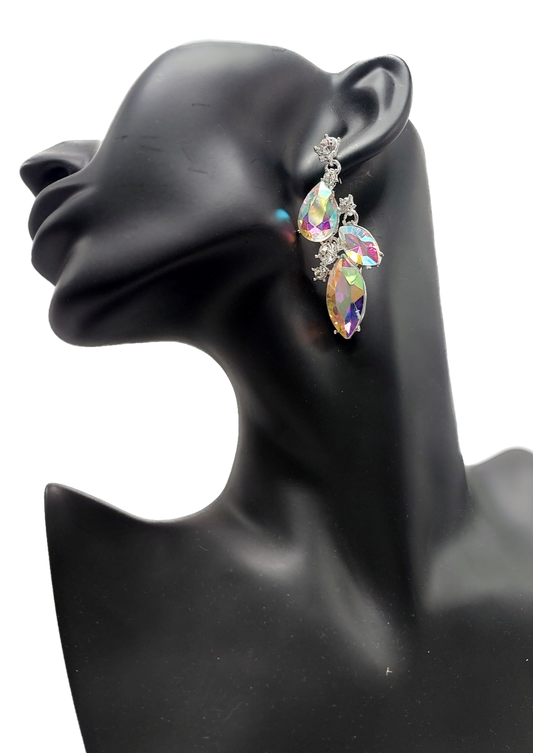 Drop Earrings AB Cluster