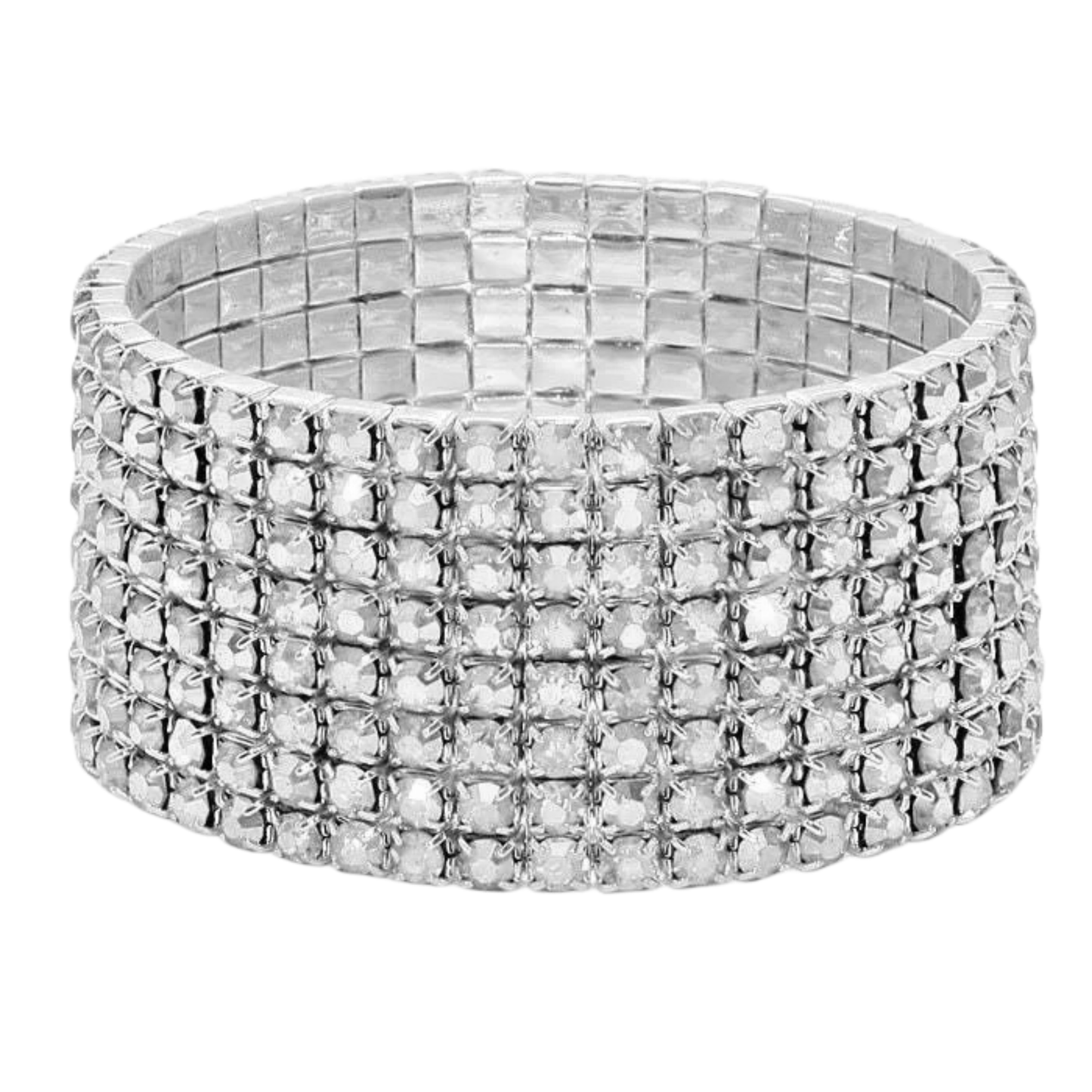 8 Row Crystal Bracelet