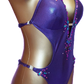 Rich purple with Flare Embellishment