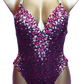 Black/Fuchsia Sequin with Pink edge