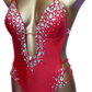 Red and Crystal 3 Strap side #6