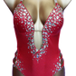 Red and Crystal 3 Strap side #6