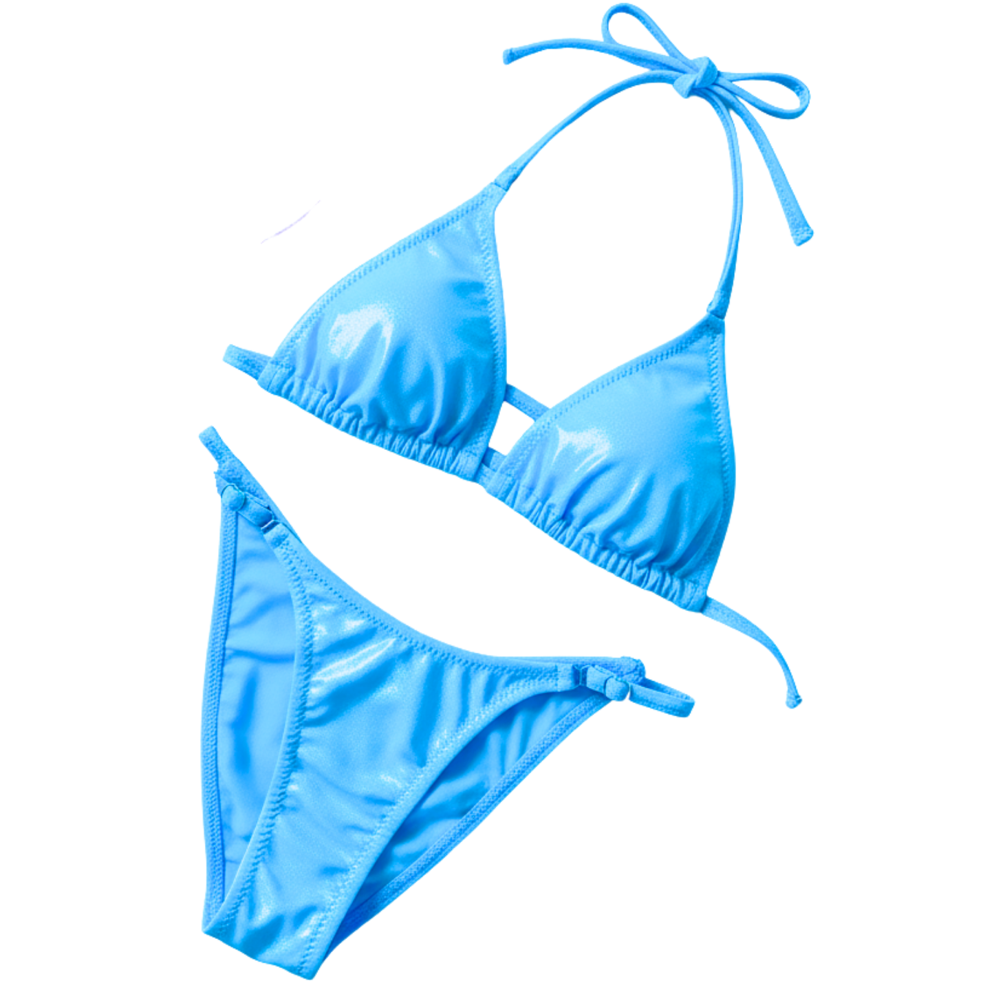 Metallic Foil Sky Blue