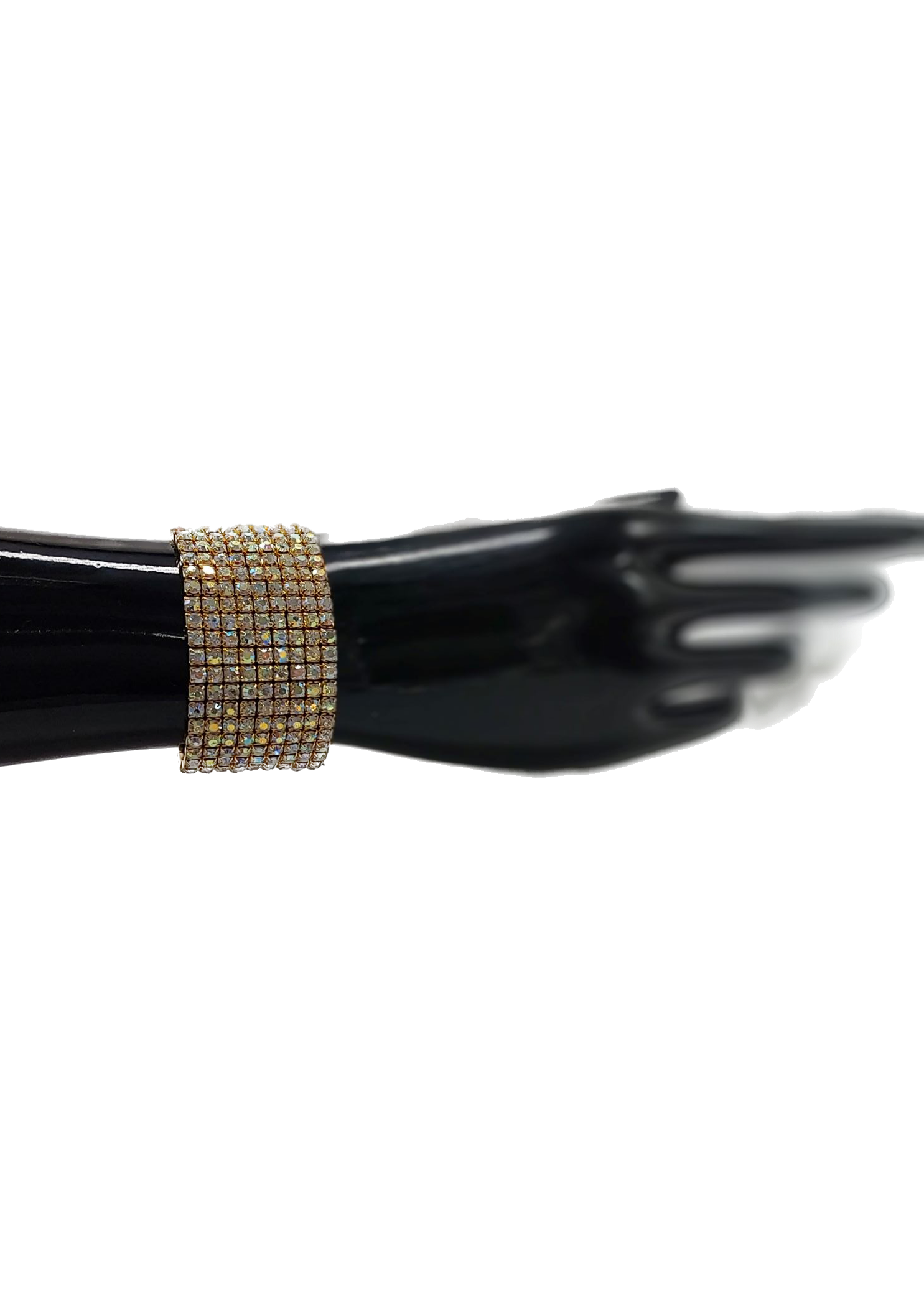 Ab Gold Bracelet 9 Row AB GOLD Setting